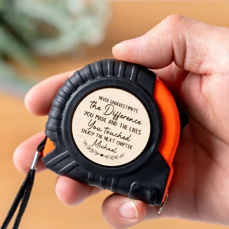 Tape Measuring Tool | Personalized Retirement Gifts | Loveable