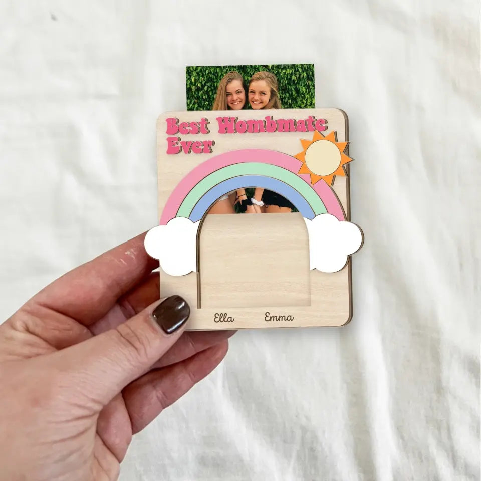 Best Wombmate Ever Twin Adult Birthday Graduation Gift Fridget Photo Magnet