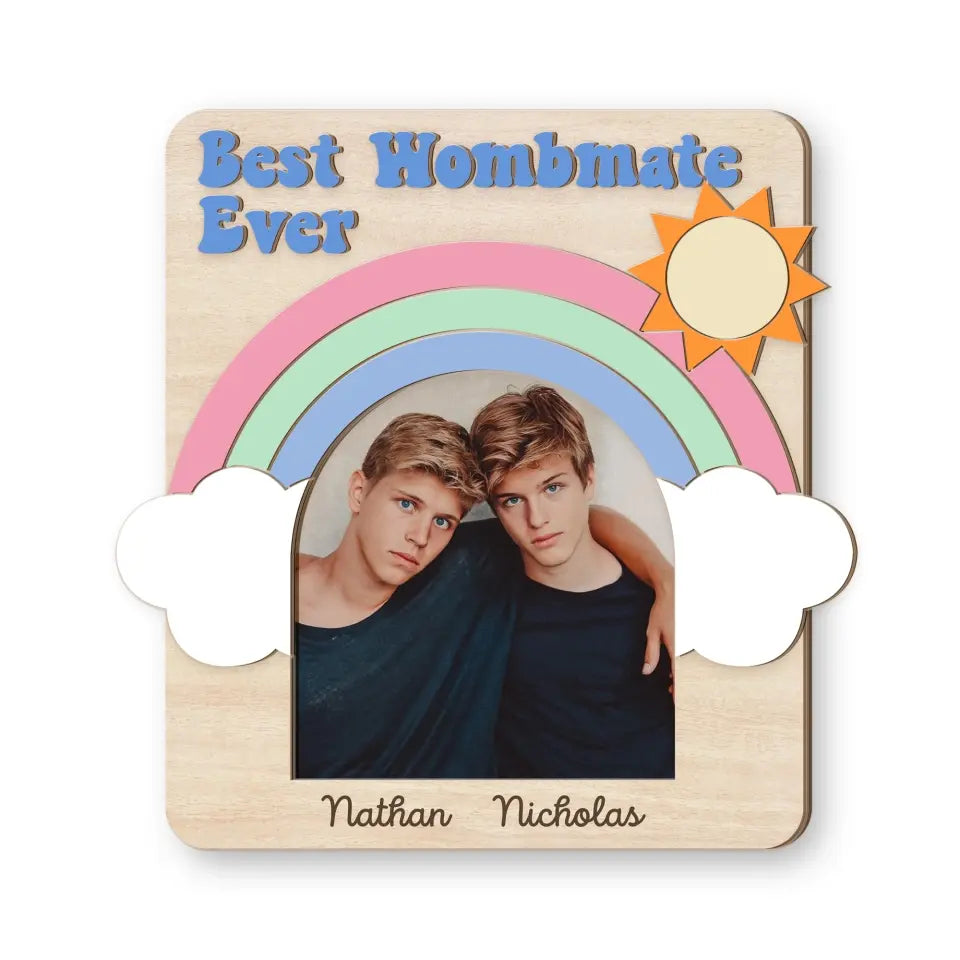Best Wombmate Ever Twin Adult Birthday Graduation Gift Fridget Photo Magnet