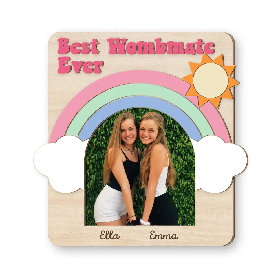 Best Wombmate Ever Twin Adult Birthday Graduation Gift Fridget Photo Magnet