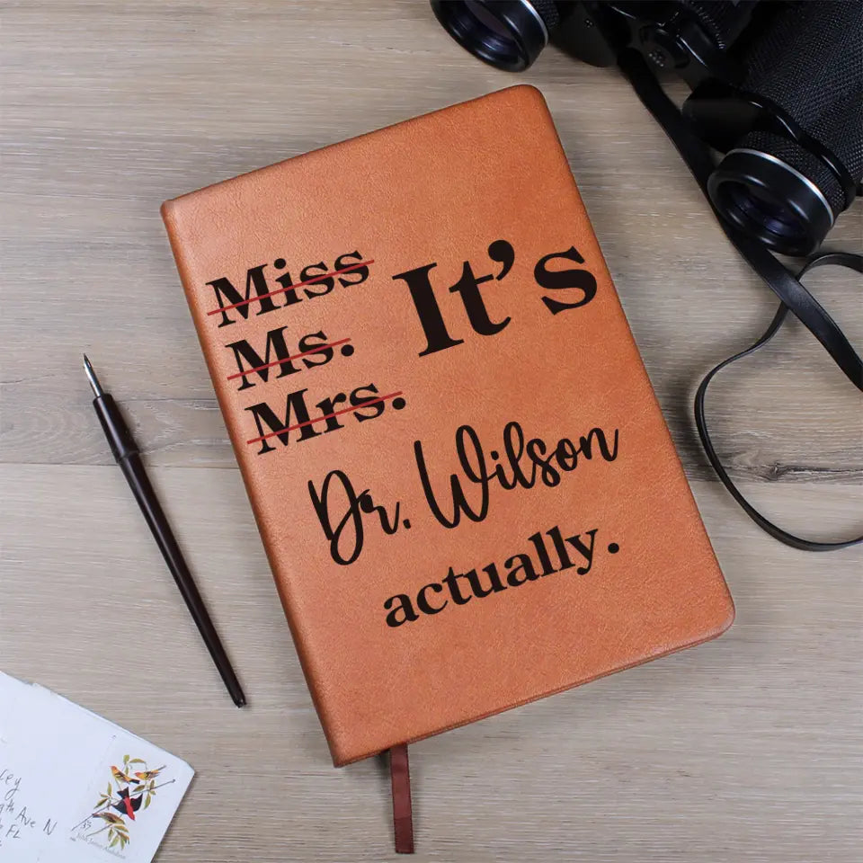 Graduation Gift for Doctor Leather Journal Congratulation Keepsake for New Doctor Daughter Son