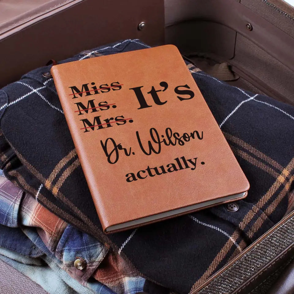 Graduation Gift for Doctor Leather Journal Congratulation Keepsake for New Doctor Daughter Son