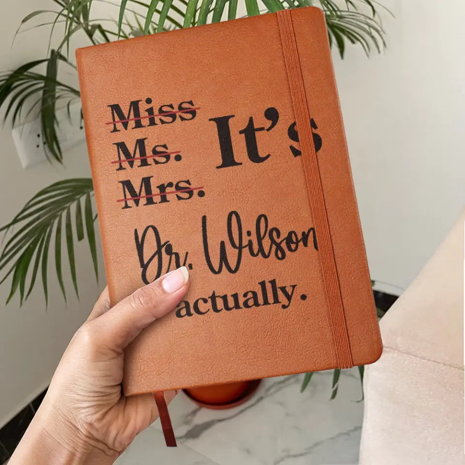 Graduation Gift for Doctor Leather Journal Congratulation Keepsake for New Doctor Daughter Son