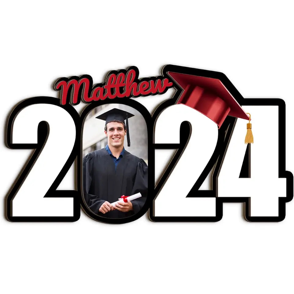 Congratulation Graduate Best 2025 Custom Wooden Art Graduation Gift