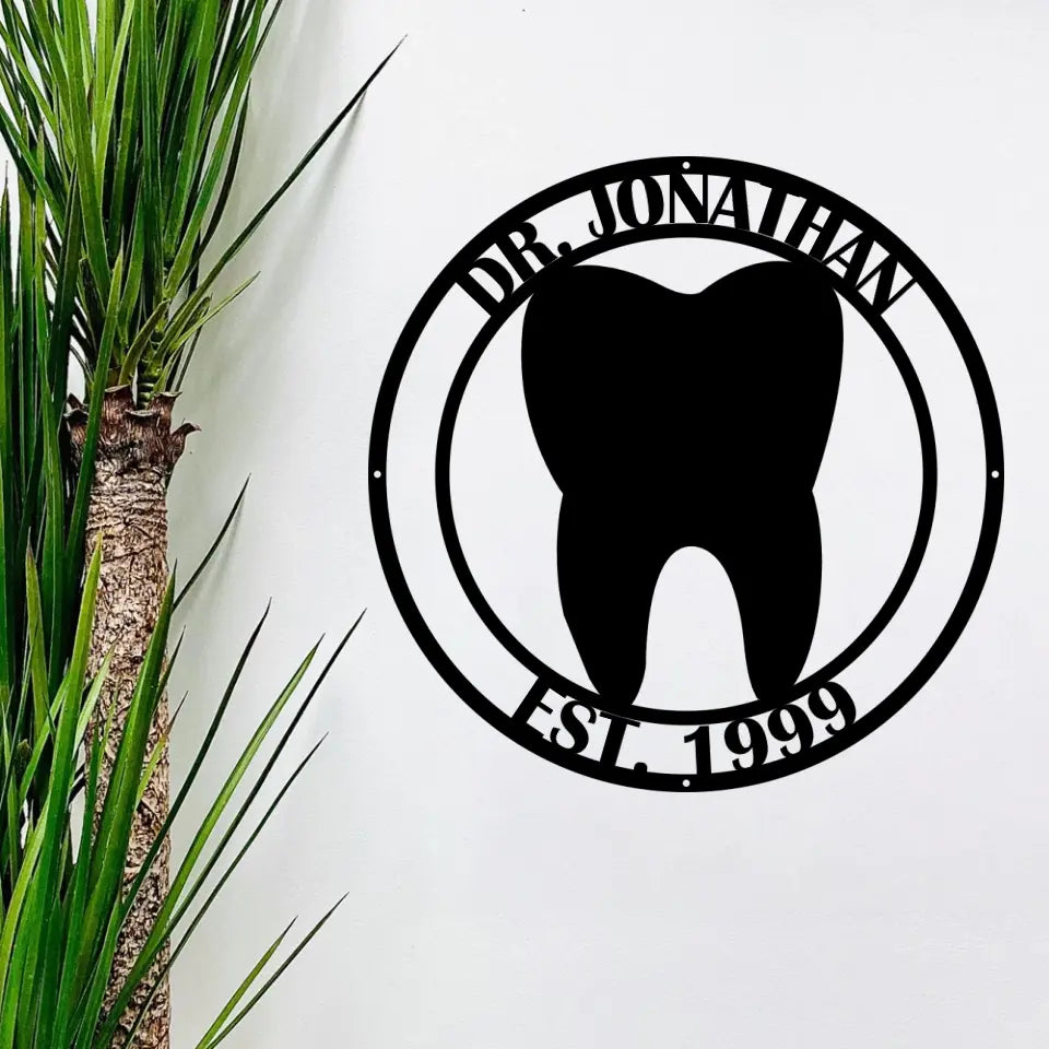 Doctor Cut Metal Sign for Wall Art Decor Personalized Thank You Graduation Gift for New Doctor College Friends Coworkers