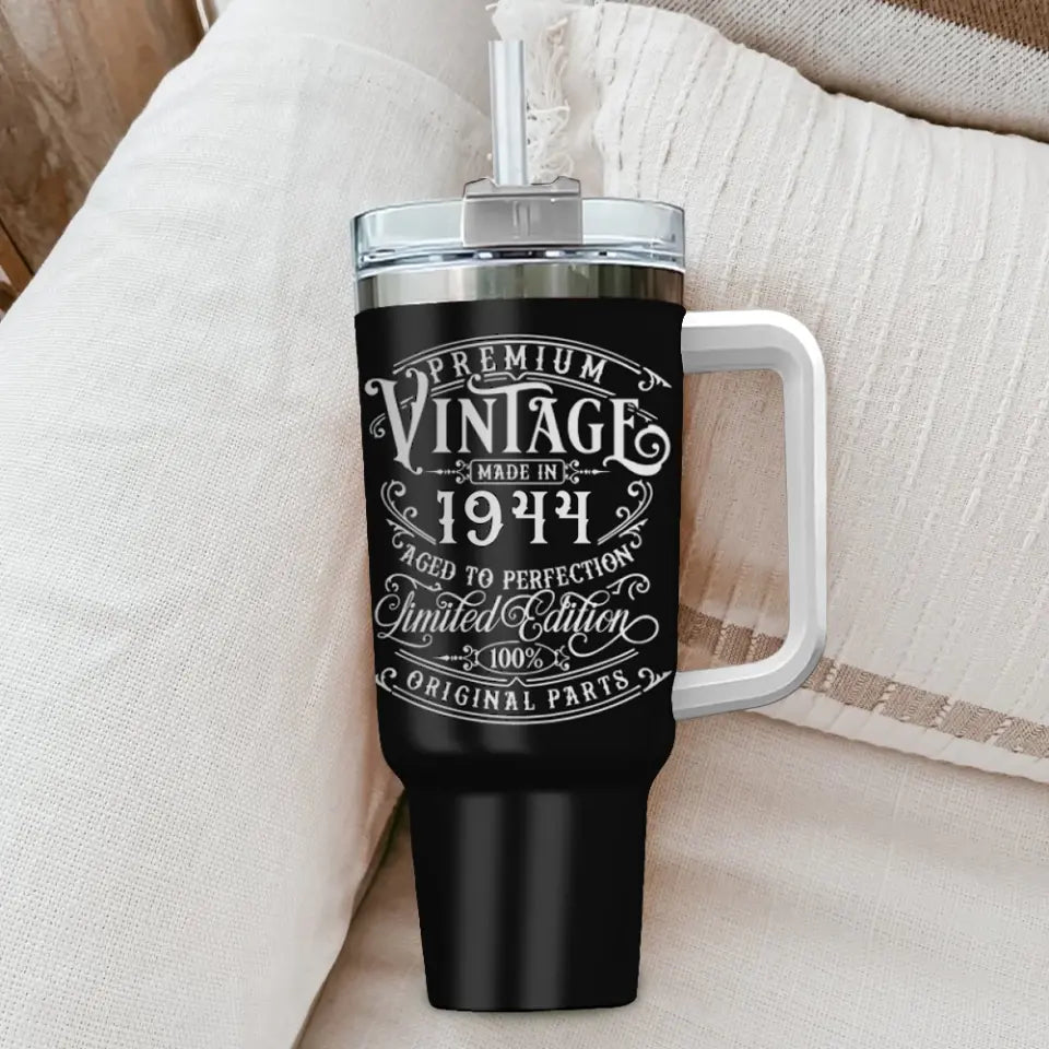Premium Vintage Limited Edition Birthday 40oz Tumbler