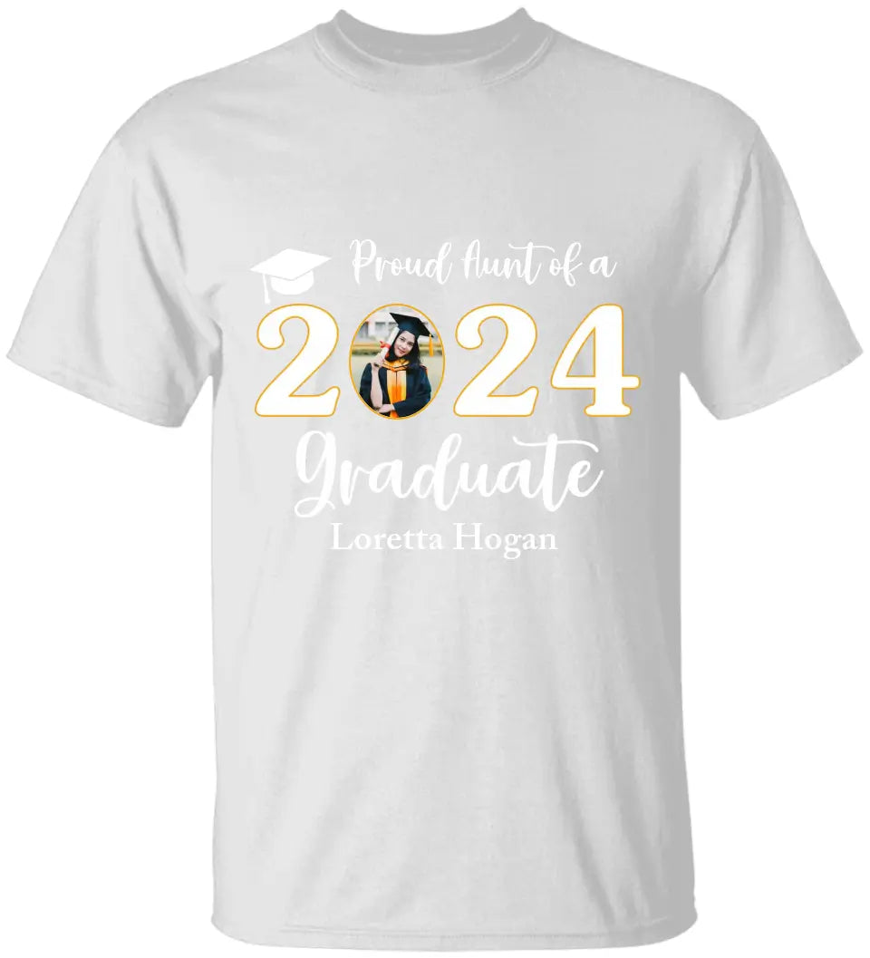 Proud Family Of 2025 Graduate G500 Front Side Tshirt
