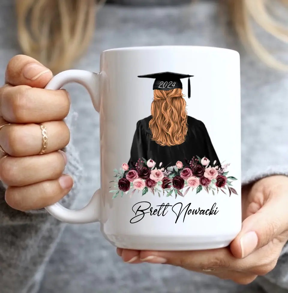 Congratulations On Your Graduation 2025 Personalized White Mug