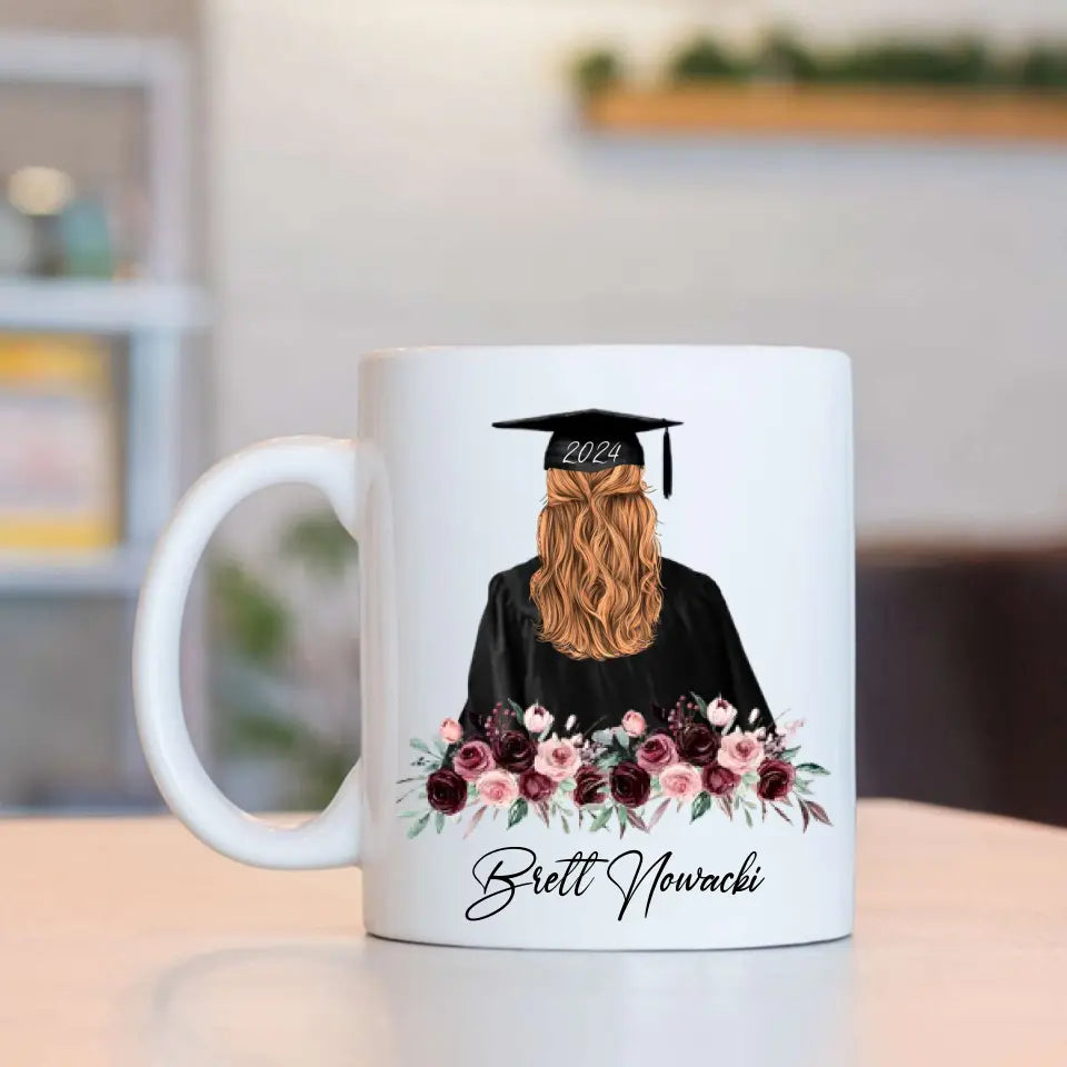Congratulations On Your Graduation 2025 Personalized White Mug