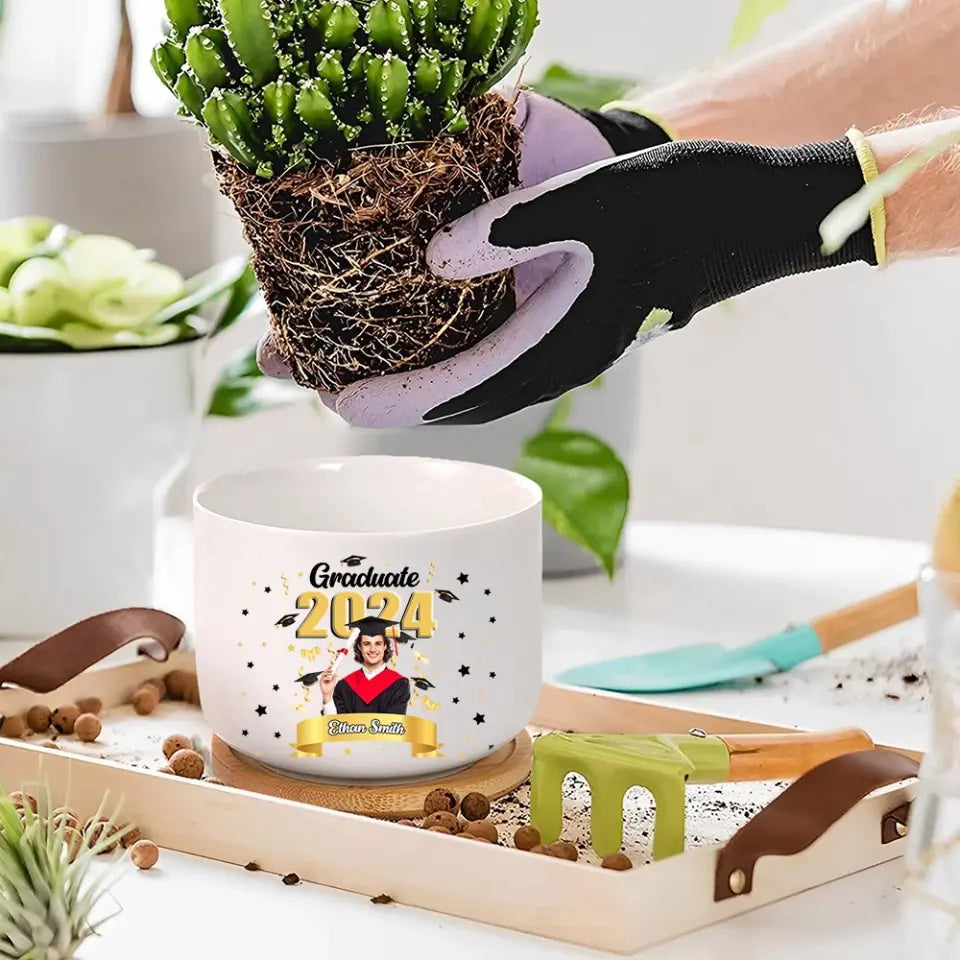 The Tassel Was Worth The Hassle Graduation Plant Pot