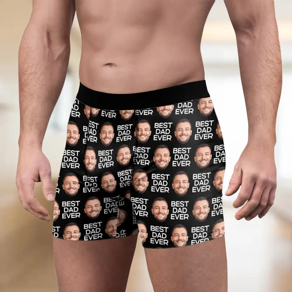 I Love Dad - Personalized Men's Boxer Briefs