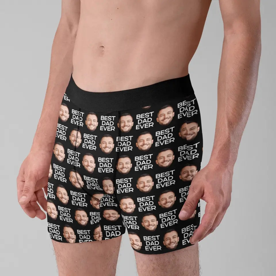I Love Dad - Personalized Men's Boxer Briefs