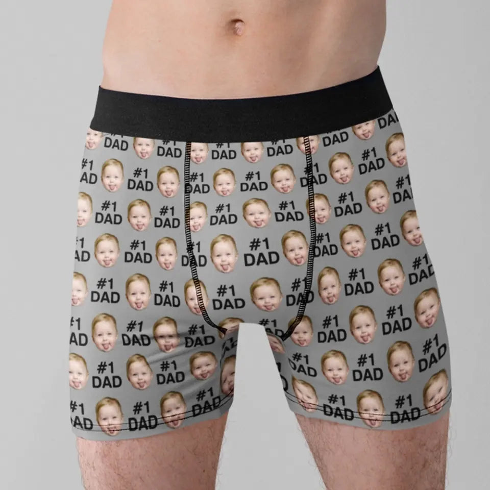 I Love Dad - Personalized Men's Boxer Briefs