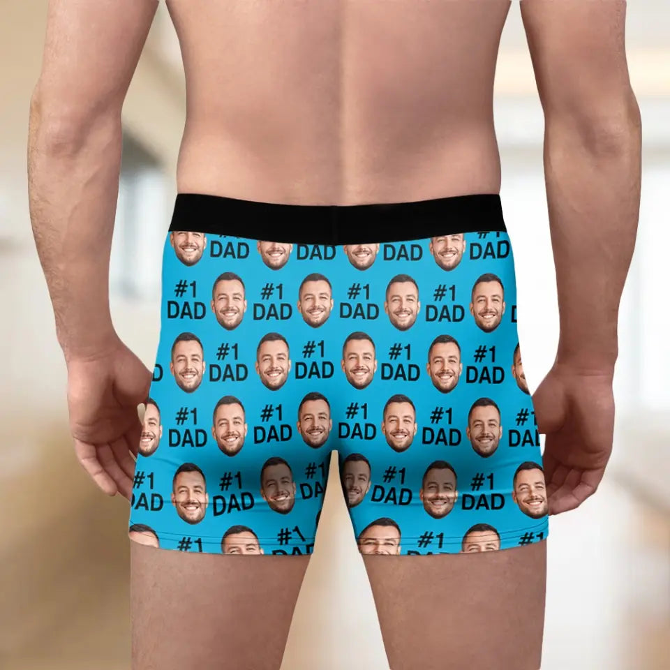 I Love Dad - Personalized Men's Boxer Briefs