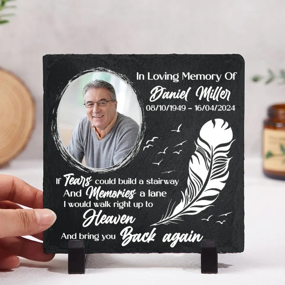 If Tears Could Build A Stairway - Memorial Garden Stone