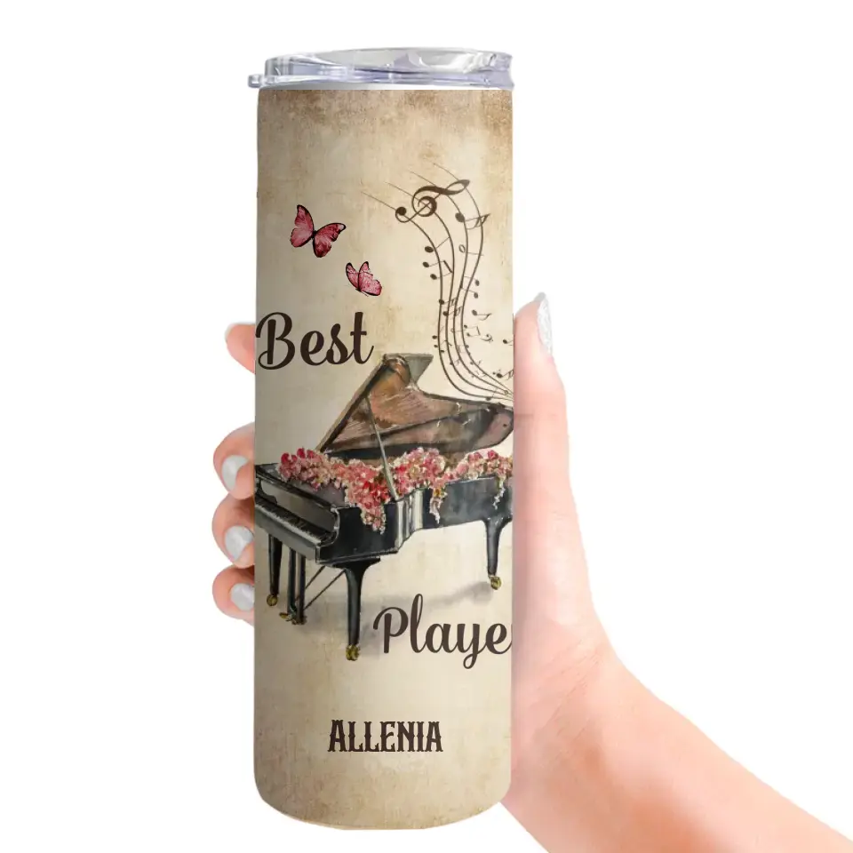 God Gave Us Piano That We Might Pray - Skinny Tumbler