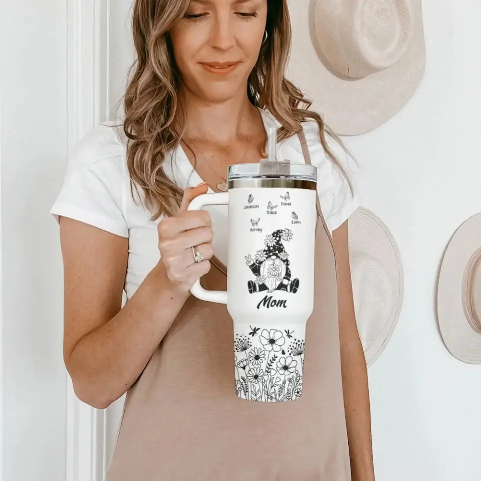 Grandma's Garden Personalized 40oz Tumbler