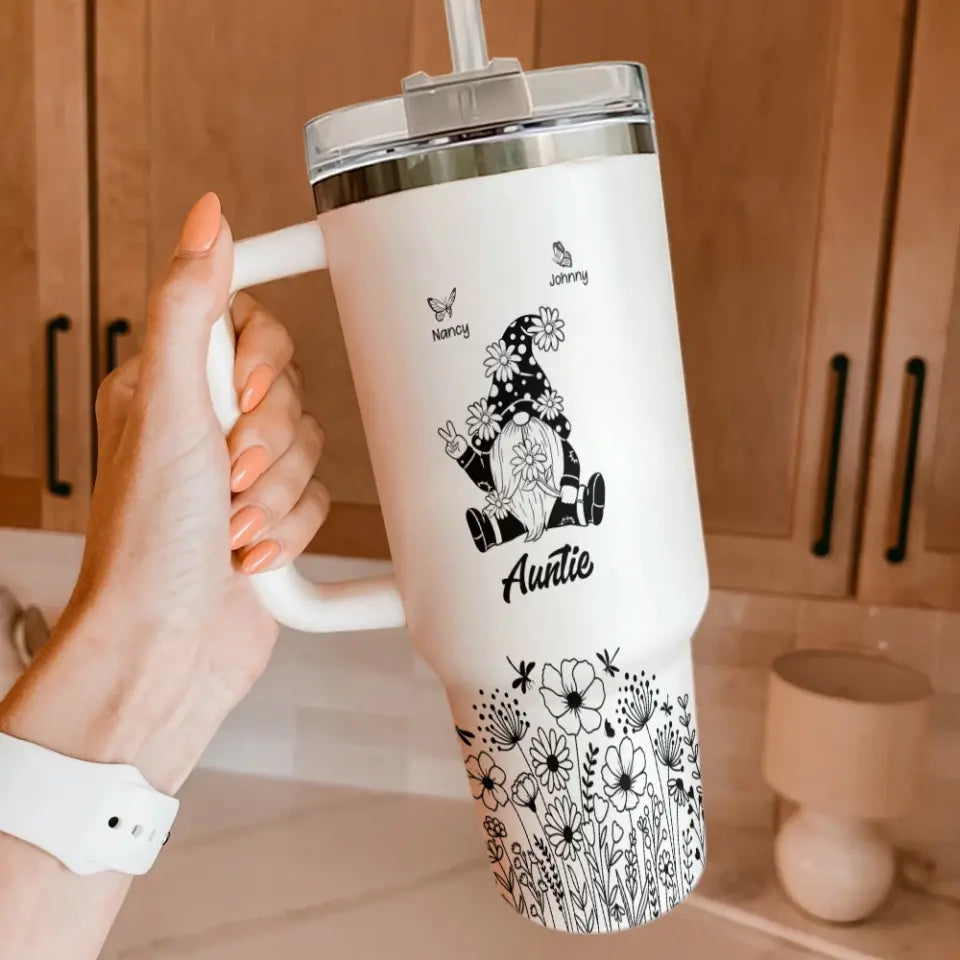 Grandma's Garden Personalized 40oz Tumbler