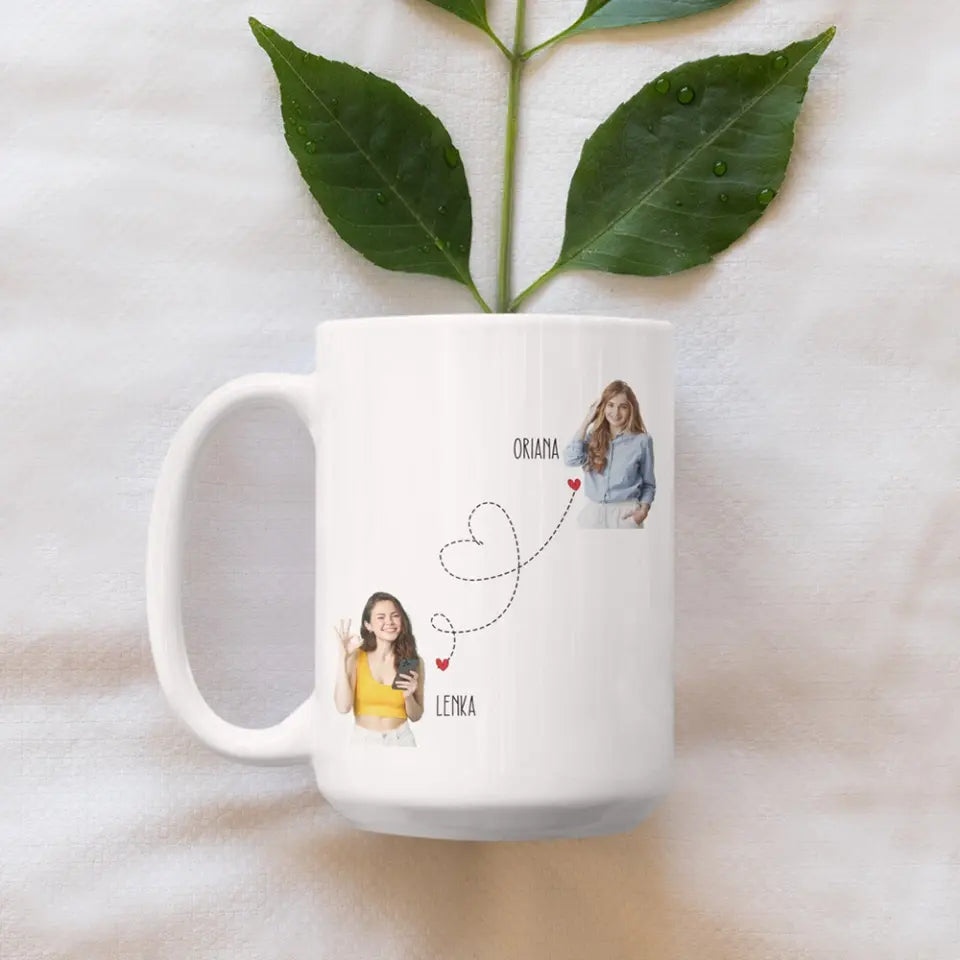 True Friendship Knows No Distance - White Mug