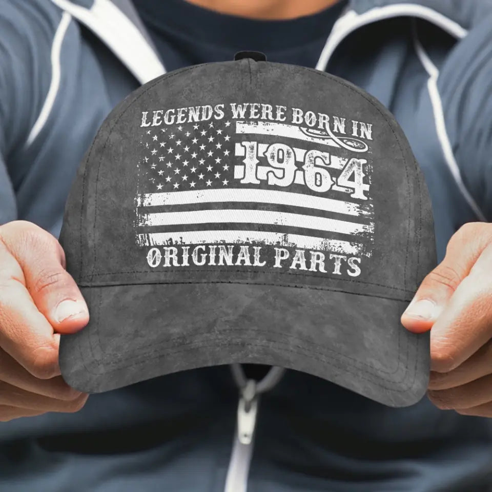 Legends Were Born In Original Parts Personalized Classic Cap