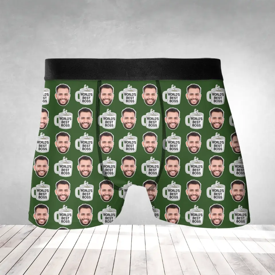 Best Boss Ever Personalized Men’s Boxer Briefs
