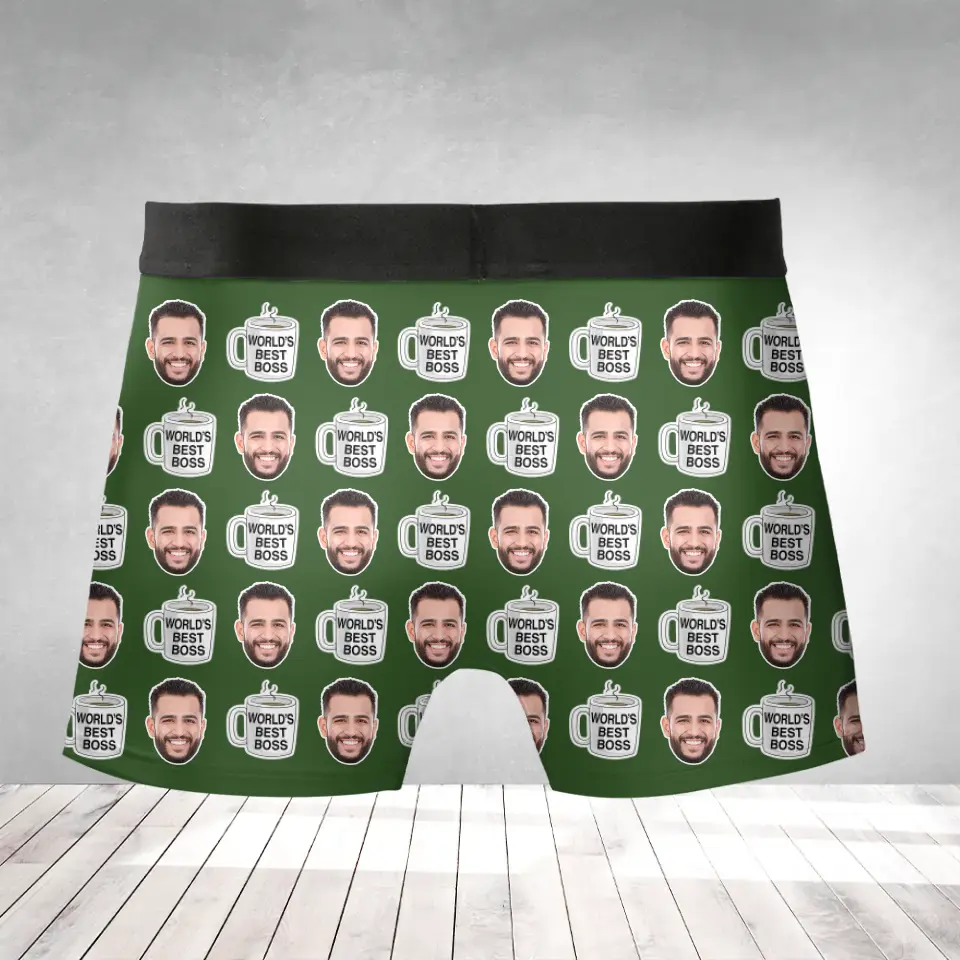Best Boss Ever Personalized Men’s Boxer Briefs