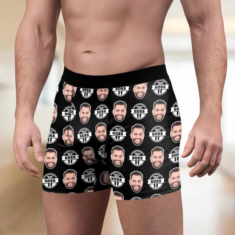 Best Boss Ever Personalized Men’s Boxer Briefs