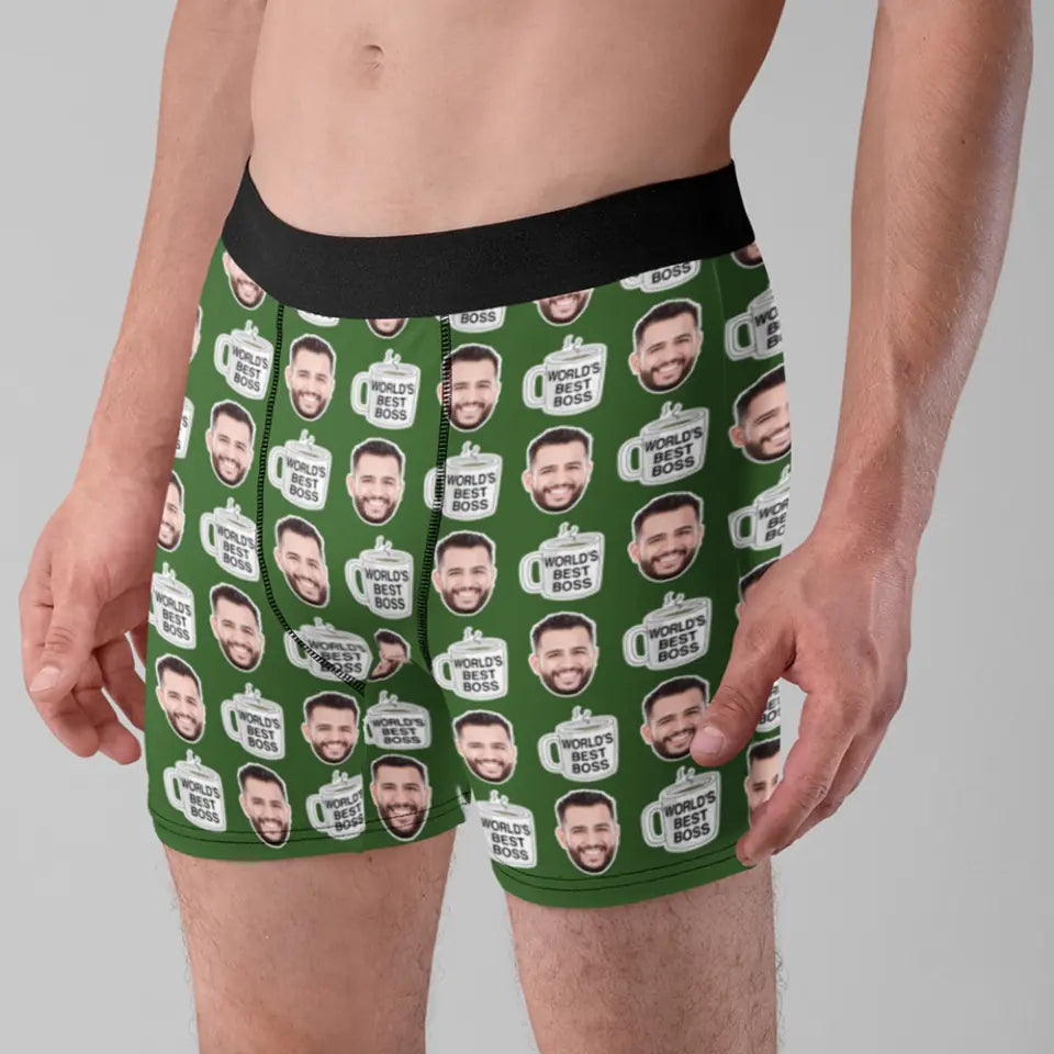 Best Boss Ever Personalized Men’s Boxer Briefs