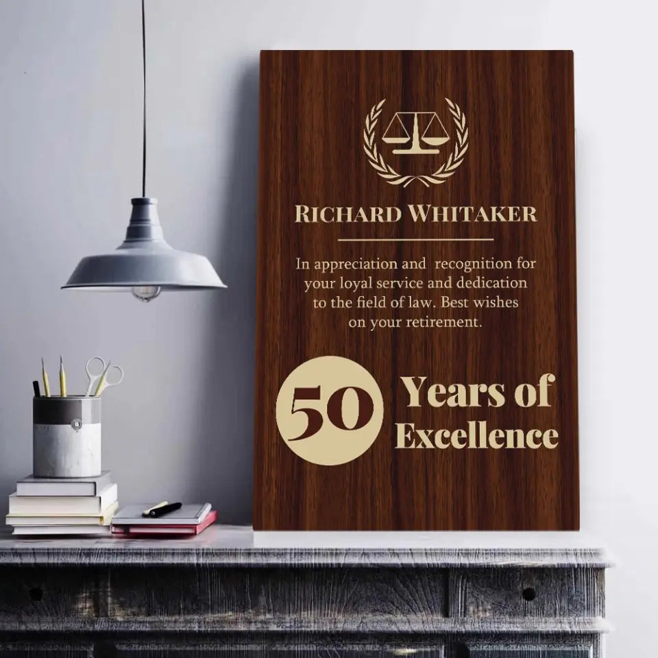 An Appreciation And Recognition Personalized Canvas And Poster