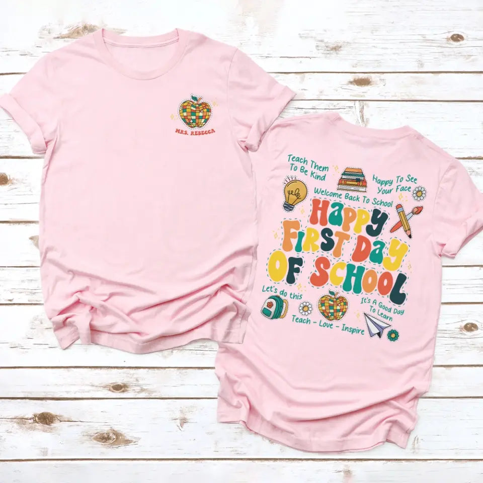 Welcome Back To School - Two Side G500 T-Shirt