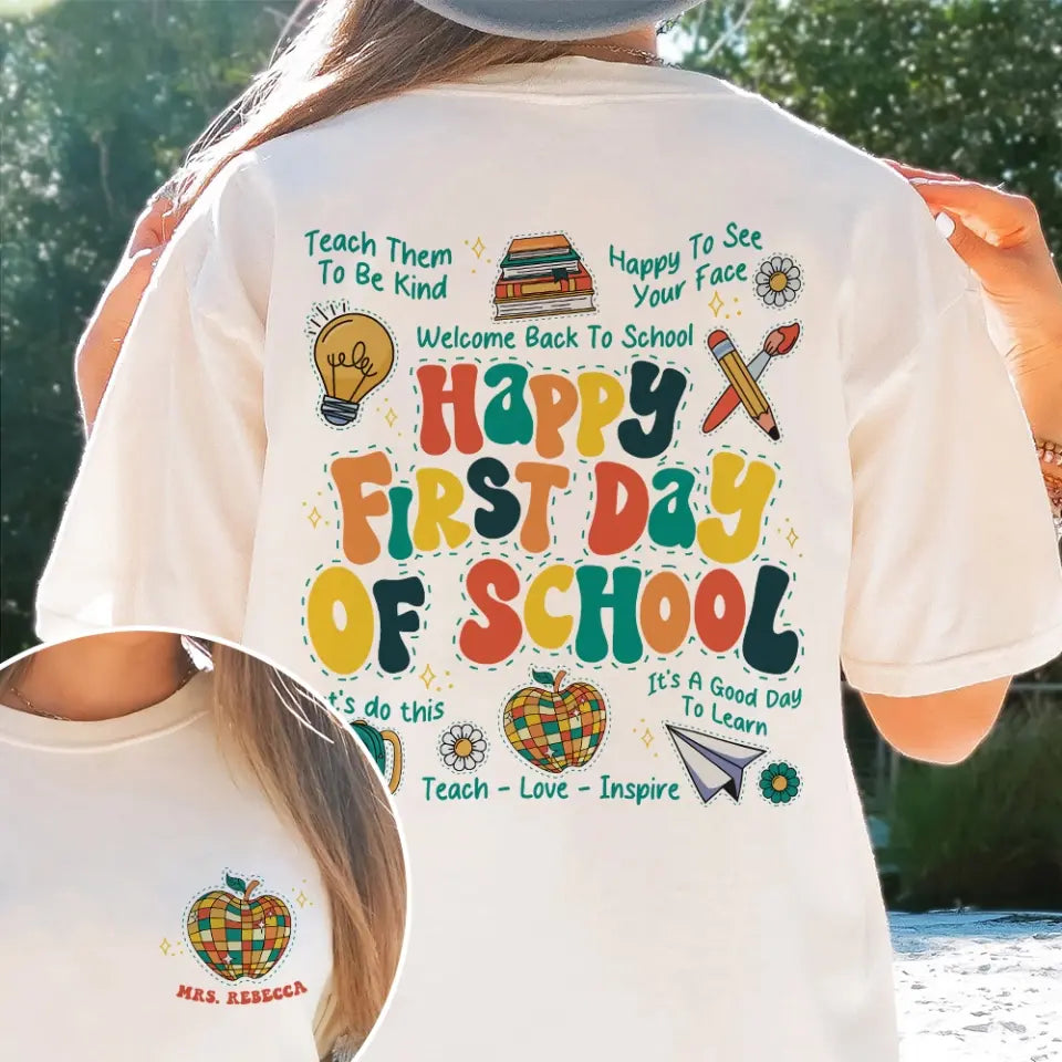 Welcome Back To School - Two Side G500 T-Shirt