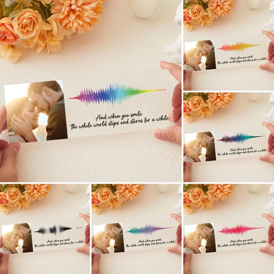 And When You Smile Personalized Acrylic Plaque