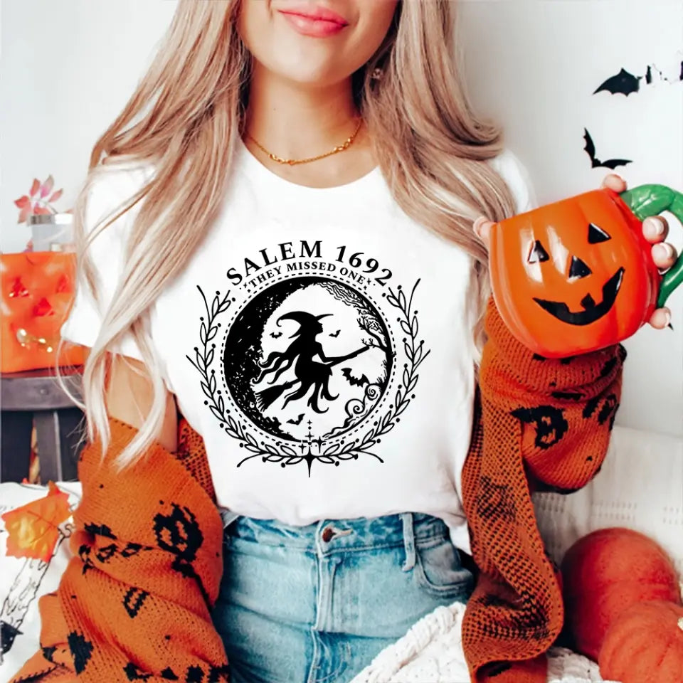 Salem 1692 They Missed One - 2 Sides Sweatshirt