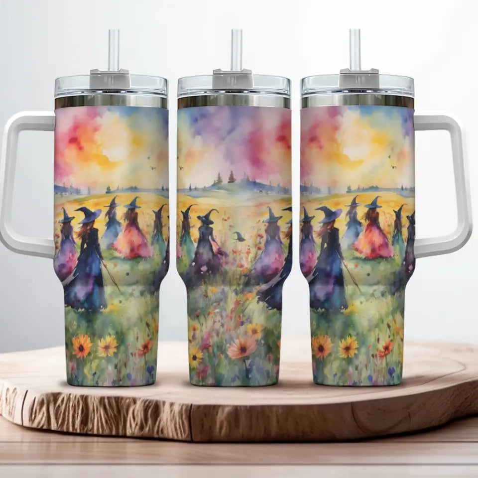 Midsummer Witches Gather - 40oz Tumbler, 20oz Skinny Tumbler