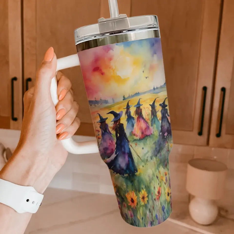 Midsummer Witches Gather - 40oz Tumbler, 20oz Skinny Tumbler