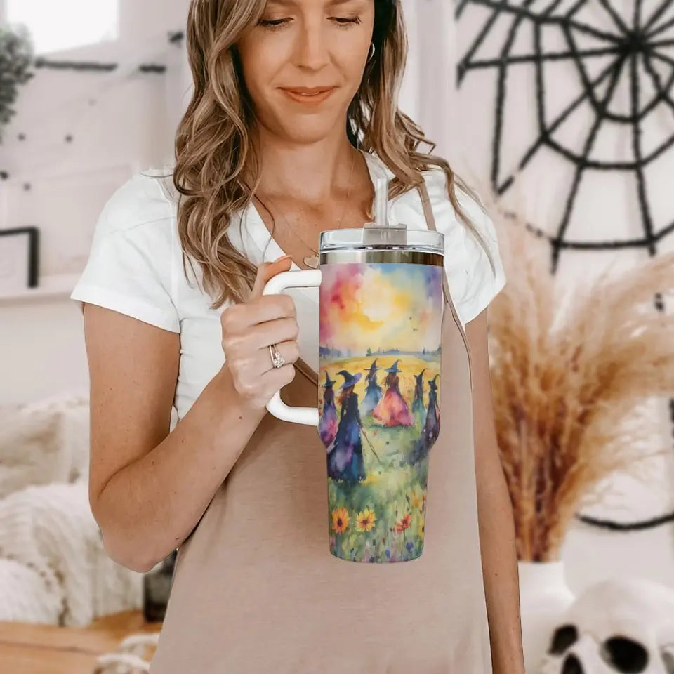 Midsummer Witches Gather - 40oz Tumbler, 20oz Skinny Tumbler