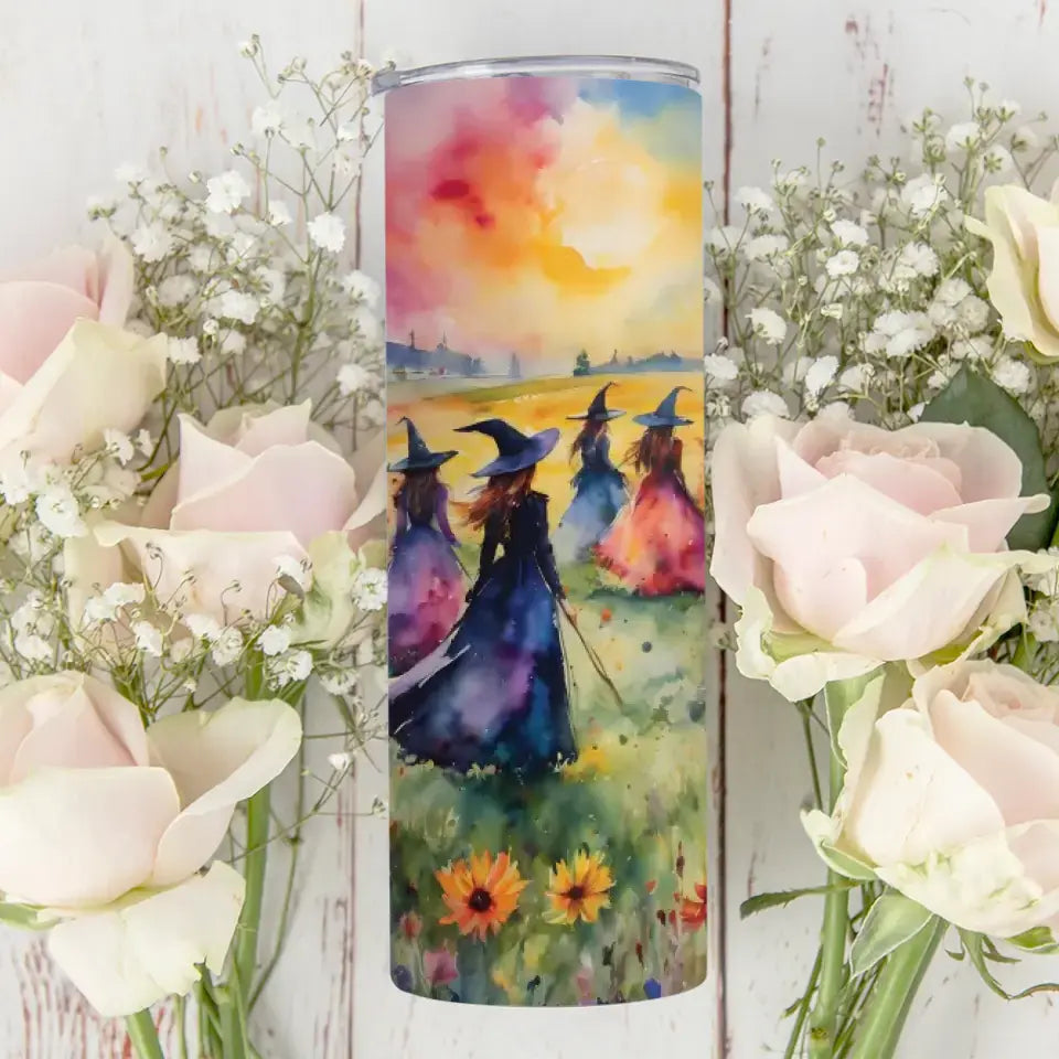 Midsummer Witches Gather - 40oz Tumbler, 20oz Skinny Tumbler