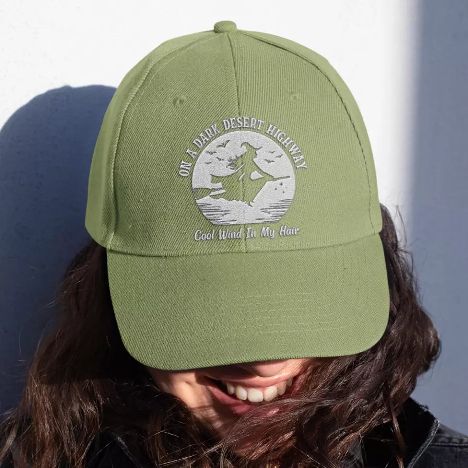 On A Dark Desert Hight Way - Embroidered Cap