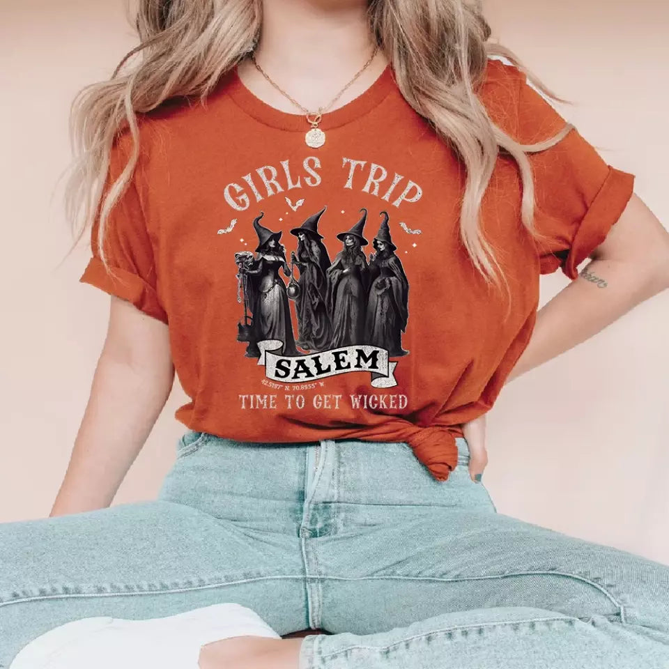 Girls Trip Salem Time To Get Wicked - Sweatshirt