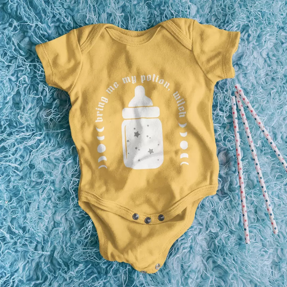 Bring Me Potion Witch - First Halloween Babysuit