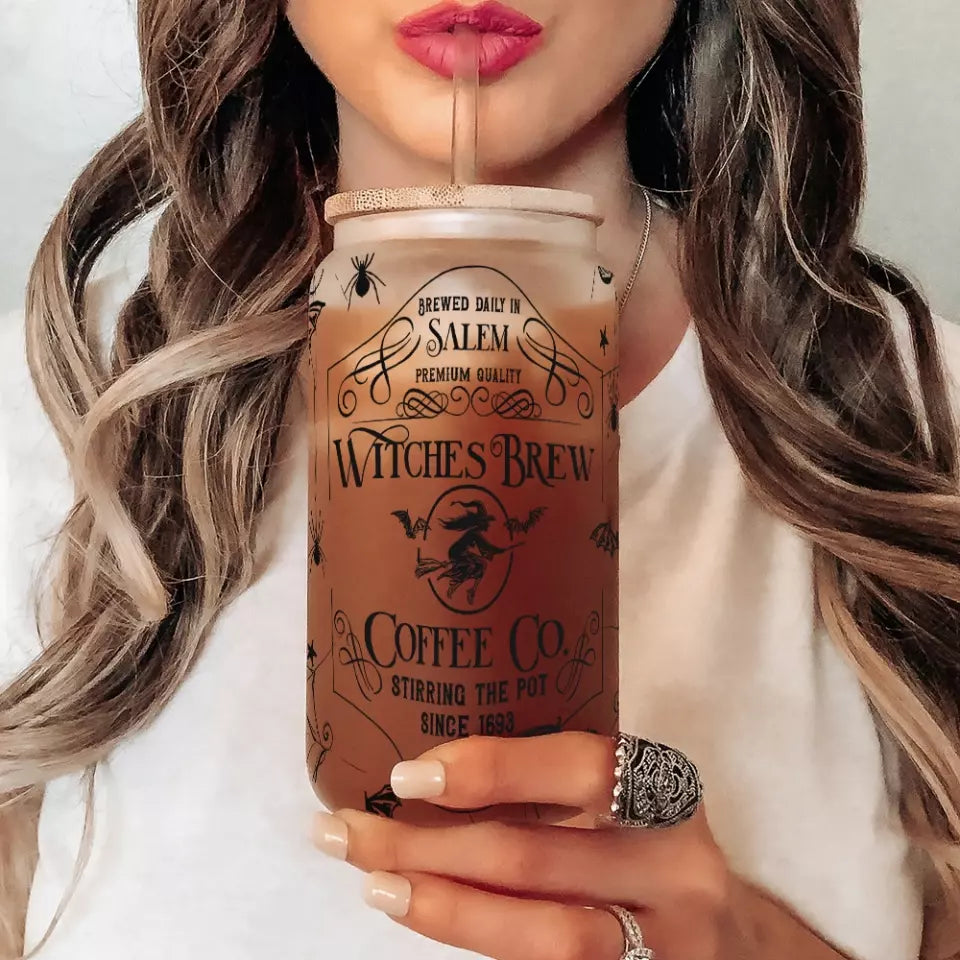 Brewed Daily In Salem Witches Brew - Frosted Glass Can