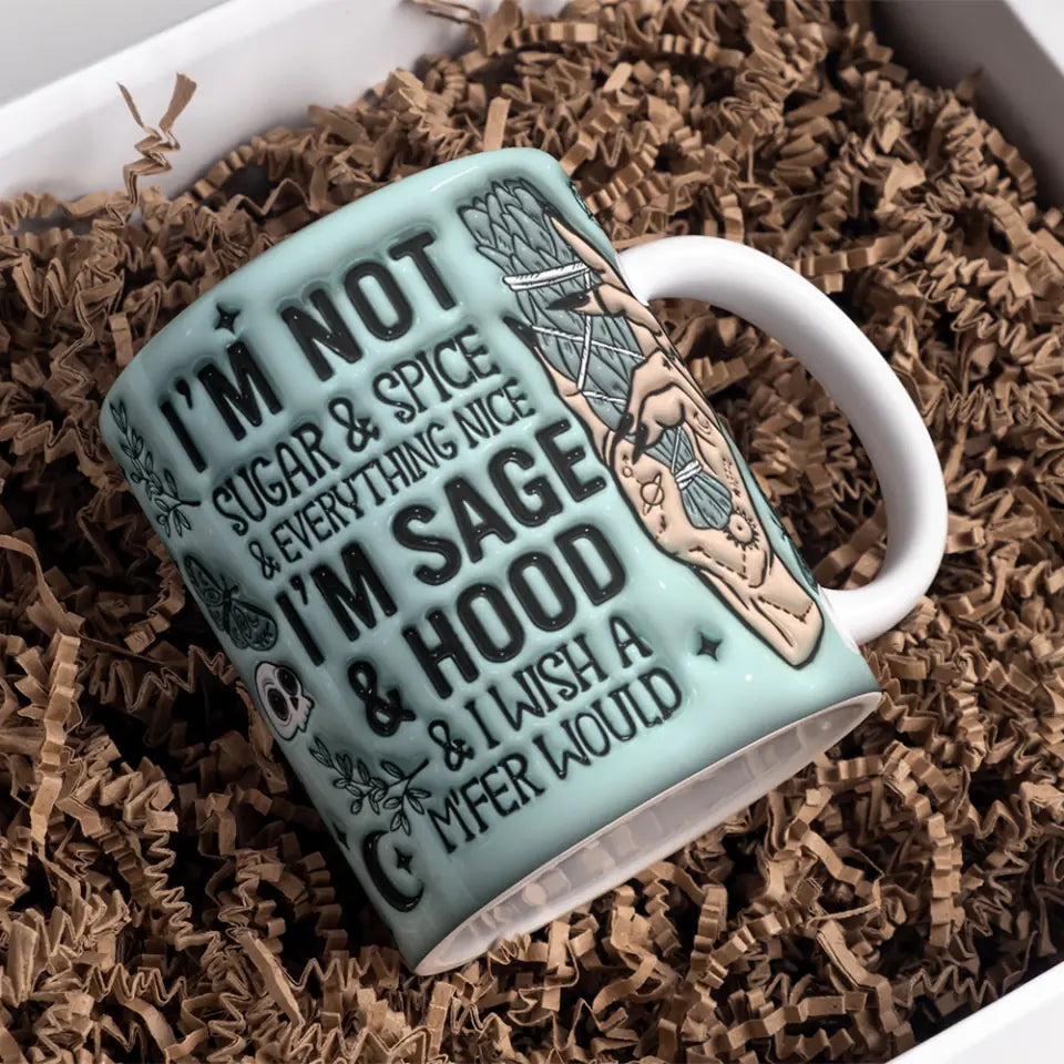 I'm Not Sugar & Spice & Everything Nice - White Mug - Gift For Witch Lovers