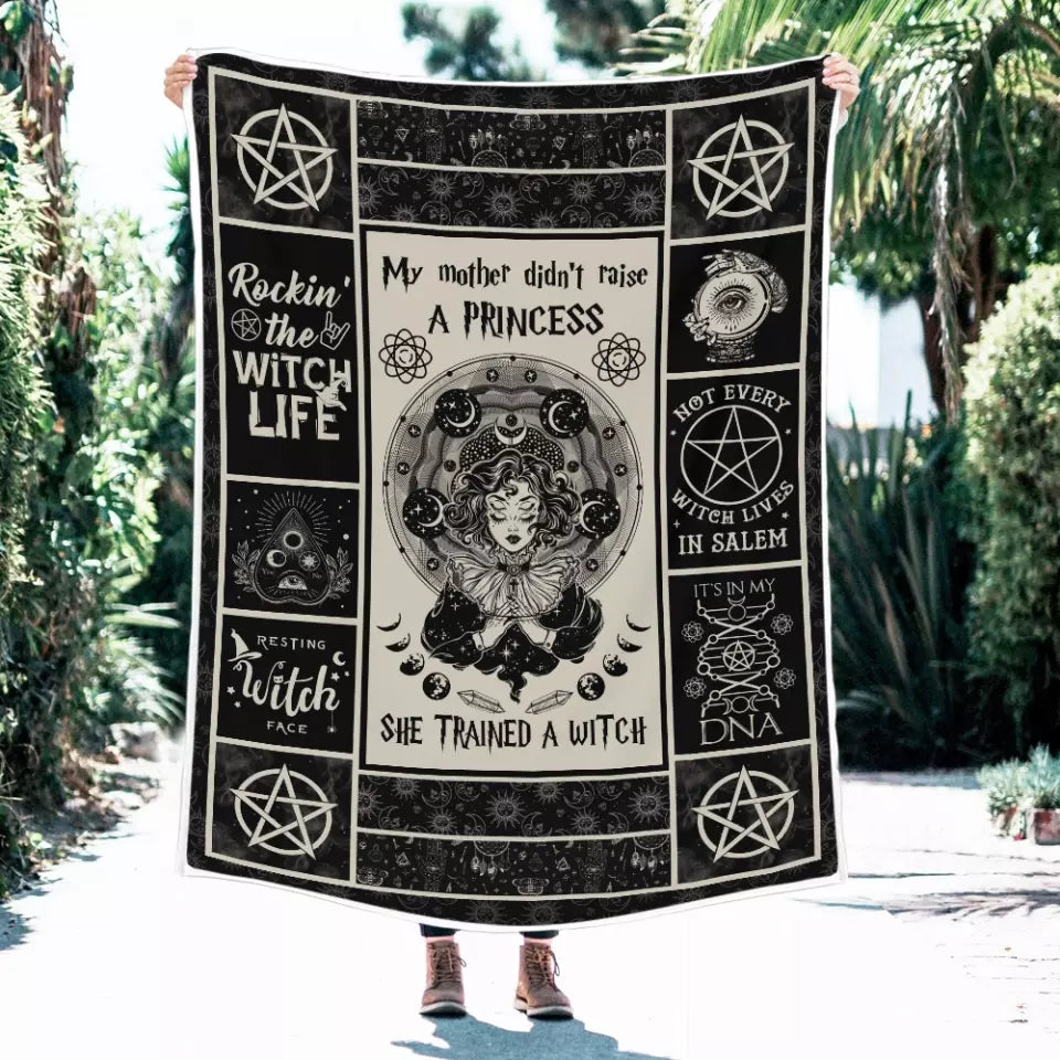 My Mother Didn't Raise A Princess - Fleece Blanket