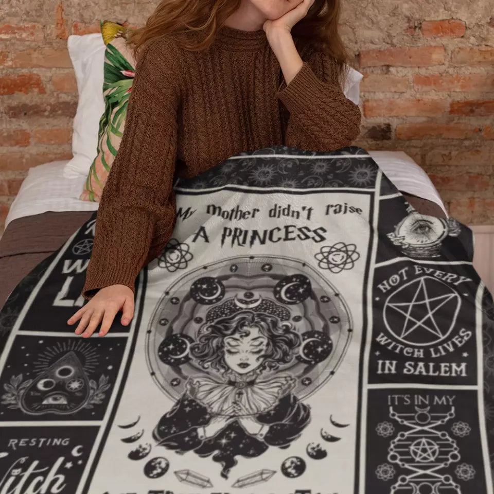 My Mother Didn't Raise A Princess - Fleece Blanket