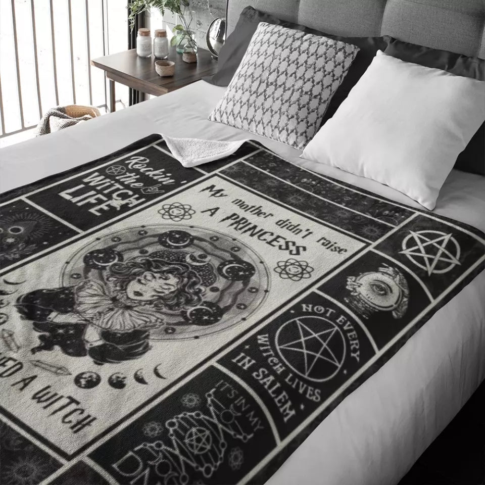 My Mother Didn't Raise A Princess - Fleece Blanket