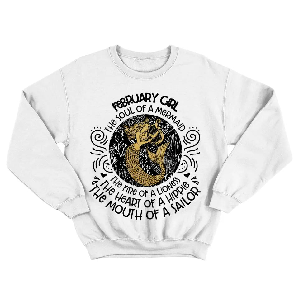 The Soul Of Mermaid - Personalized Shirt - Birthday Gift For Witch