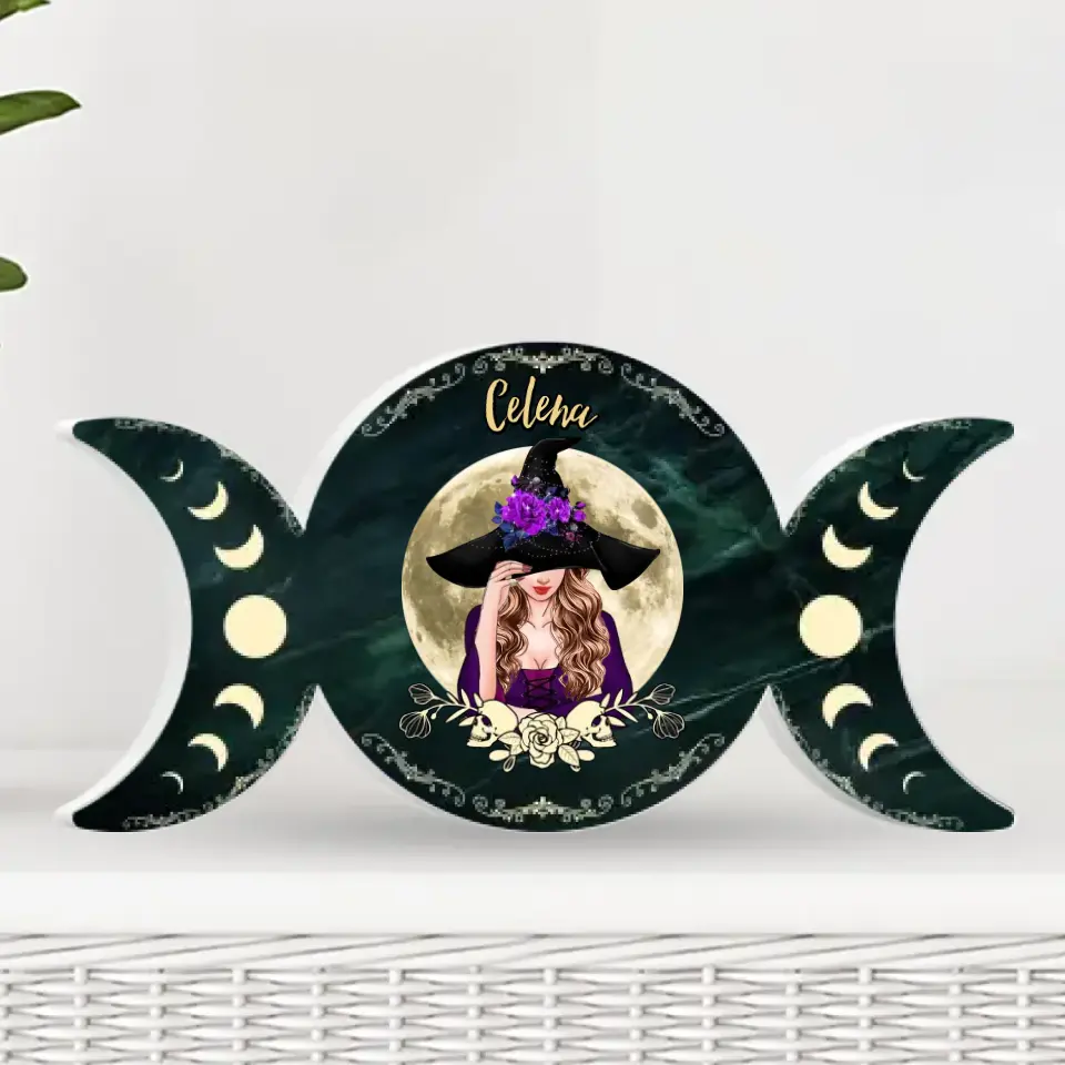 Triple Moon - Custom Shape Acrylic Plaque