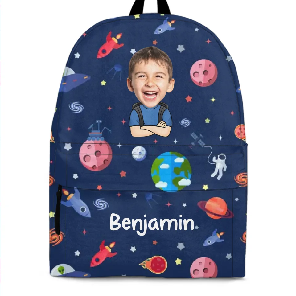I'm Back - Personalized Custom Kid Backpack - Back To School Gift For Kid