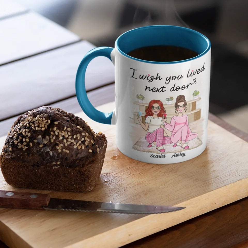 mockup-featuring-an-11-oz-colored-rim-mug-placed-next-to-a-muffin-33190