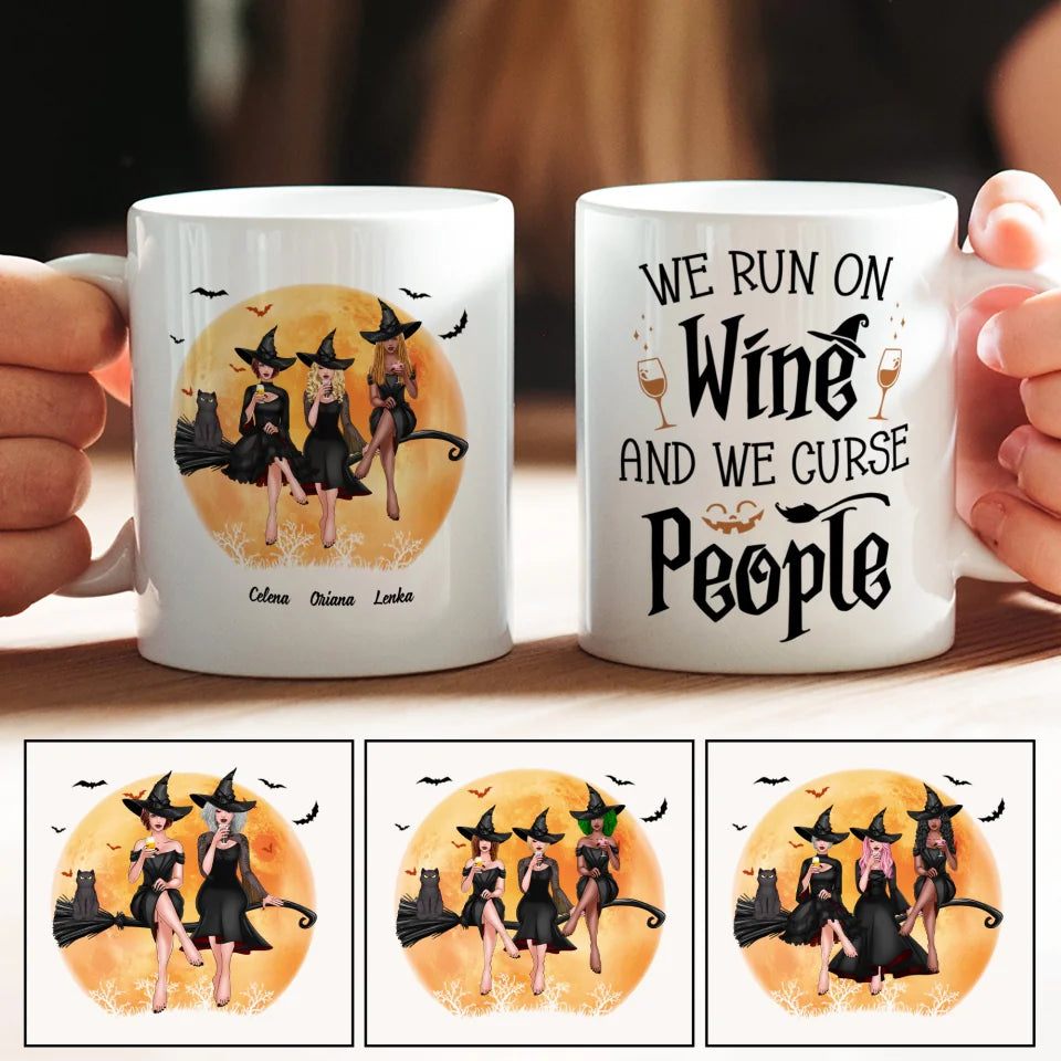 My Favorite Witches To Witch About Other Witches With - Personalized Mug - Witch Gift for Her, Gift for Witch Friends